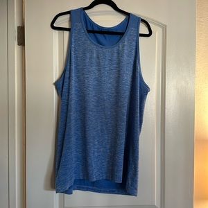 LULULEMON Men’s Blue Mesh Tank, Size XL